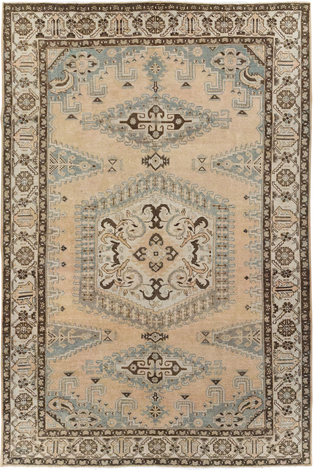 Vintage Persian Veece Accent Carpet, No.30478 - Staging