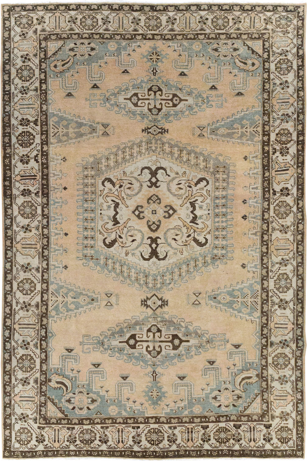 Vintage Persian Veece Accent Carpet, No.30478 - Staging