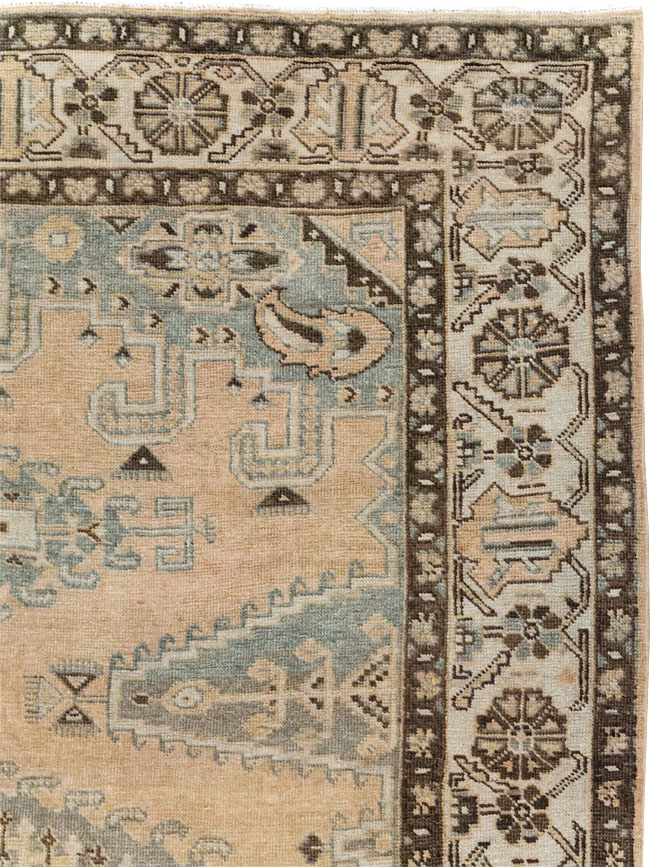 Vintage Persian Veece Accent Carpet, No.30478 - Staging