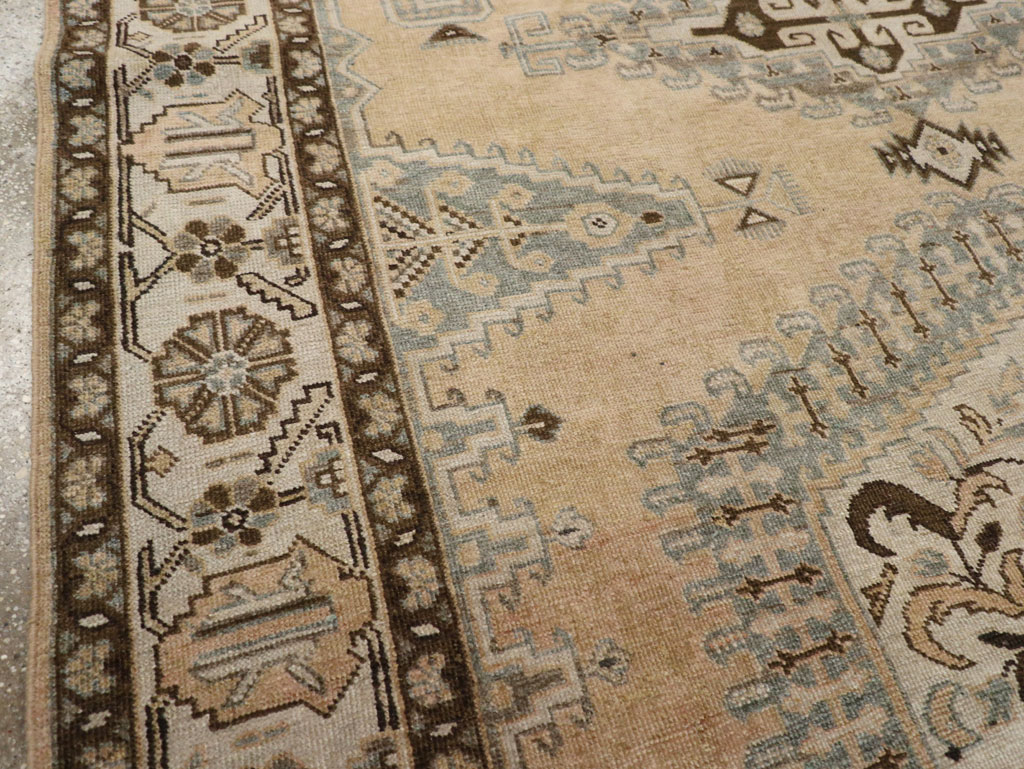 Vintage Persian Veece Accent Carpet, No.30478 - Staging