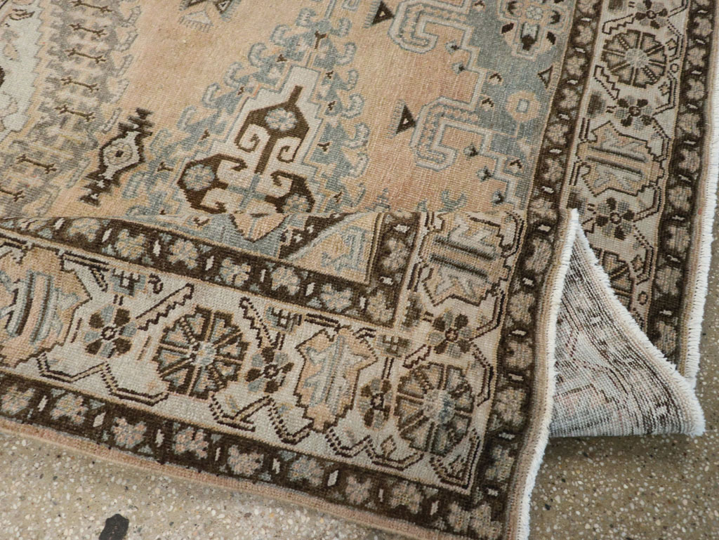 Vintage Persian Veece Accent Carpet, No.30478 - Staging