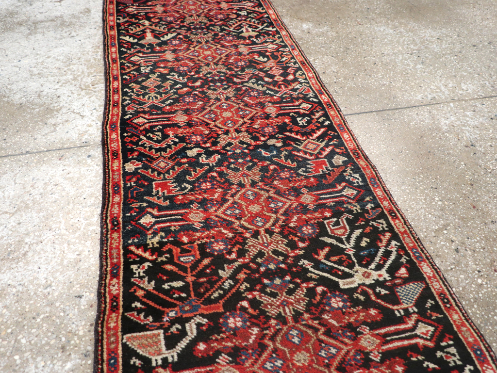Antique Persian Kurdish Runner, No.30490 - Staging
