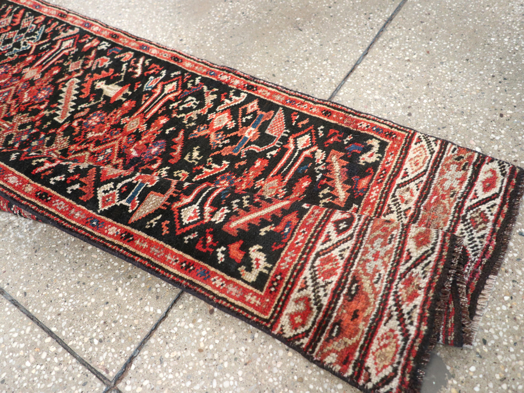 Antique Persian Kurdish Runner, No.30490 - Staging
