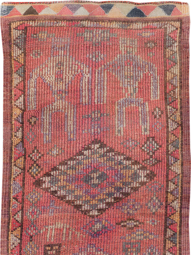 Vintage Turkish Anatolian Pictorial Runner, No.30492 - Staging