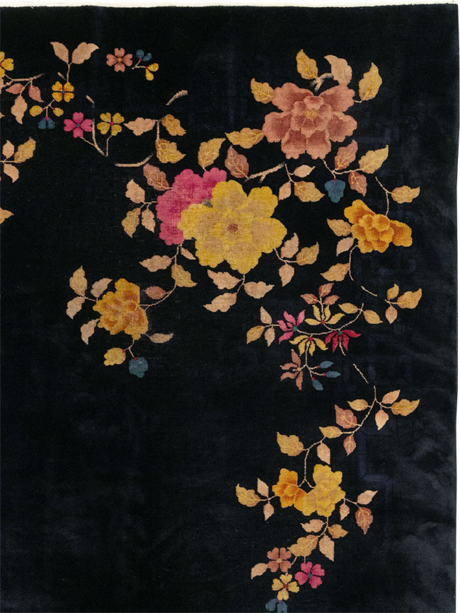 Vintage Chinese Art Deco Room Size Carpet, No.30497 - Staging