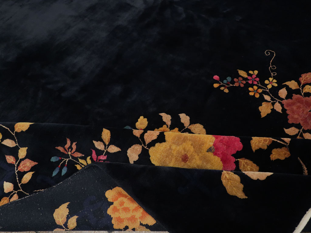 Vintage Chinese Art Deco Room Size Carpet, No.30497 - Staging