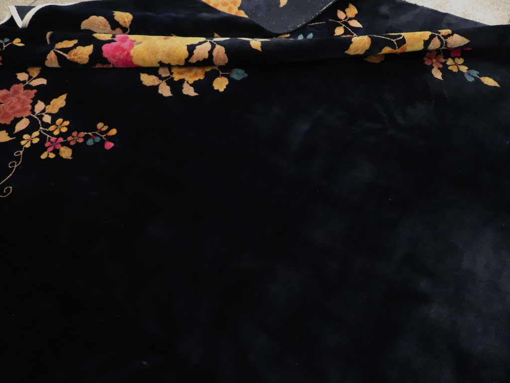 Vintage Chinese Art Deco Room Size Carpet, No.30497 - Staging