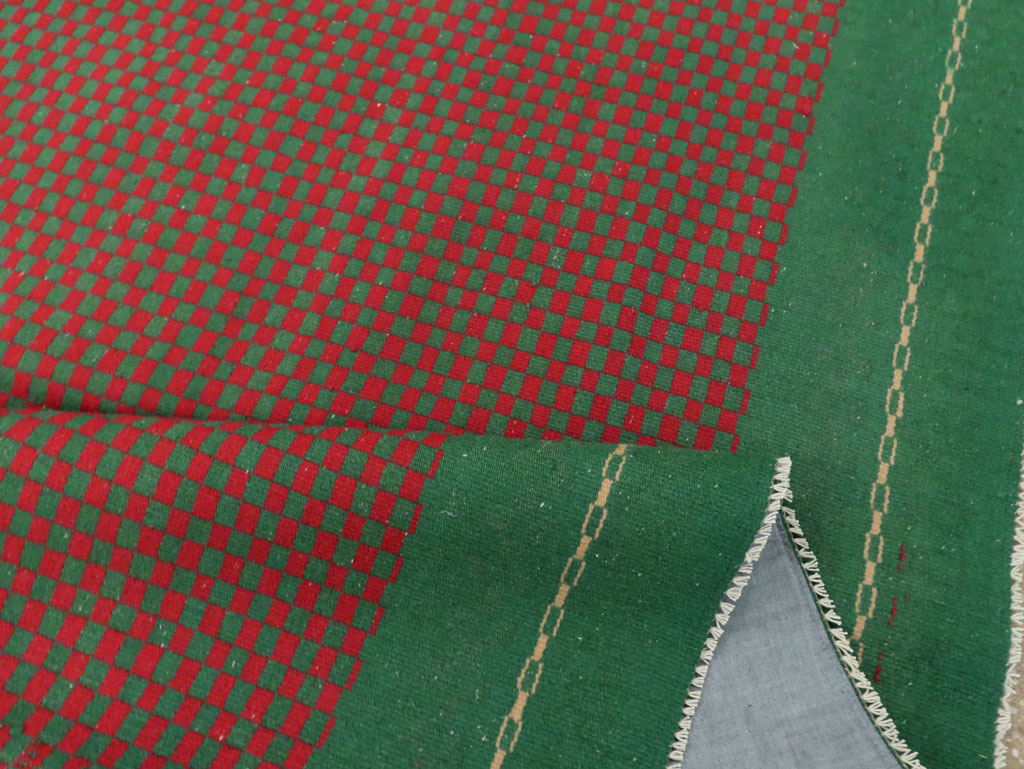 Vintage Turkish Flatweave Kilim Accent Rug, No.30499 - Staging