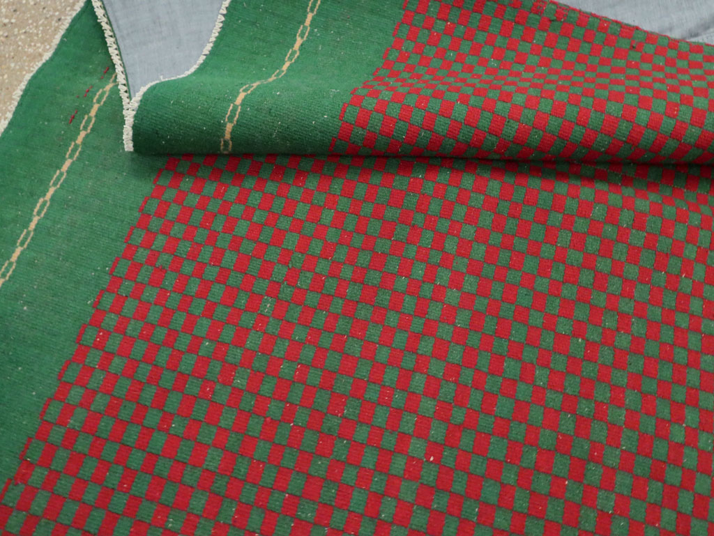 Vintage Turkish Flatweave Kilim Accent Rug, No.30499 - Staging