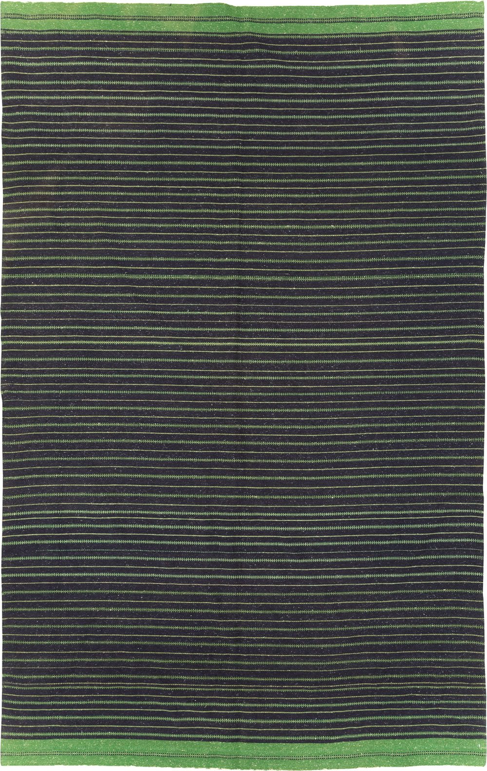 Vintage Turkish Flatweave Kilim Accent Rug, No.30500 - Staging