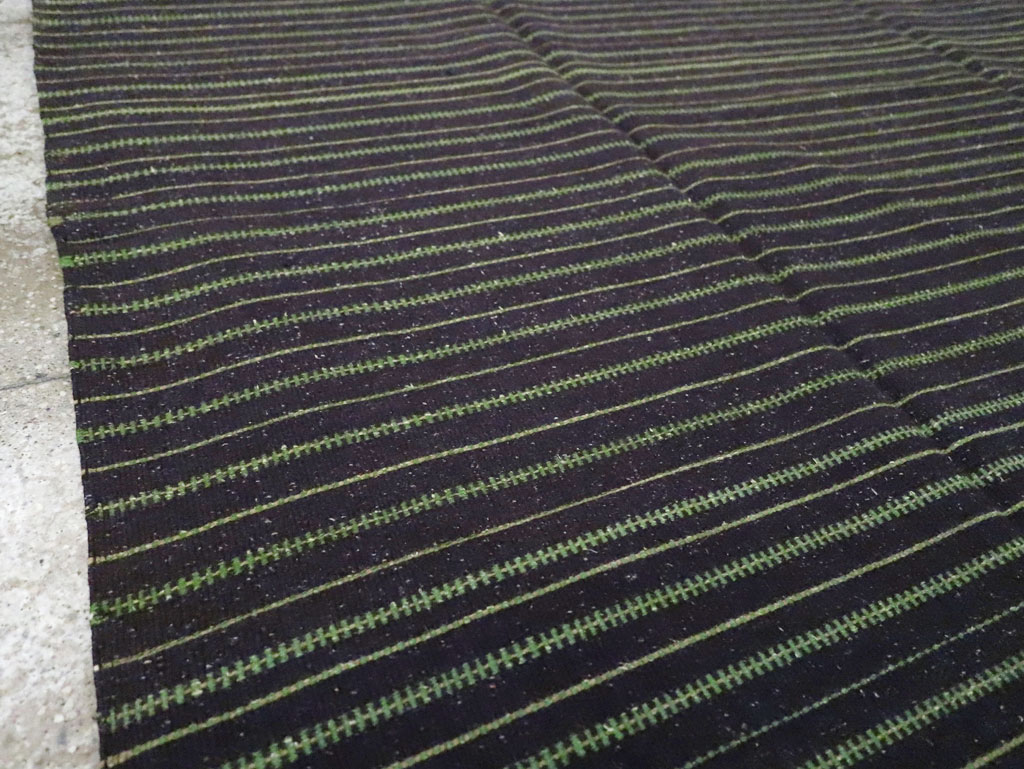 Vintage Turkish Flatweave Kilim Accent Rug, No.30500 - Staging