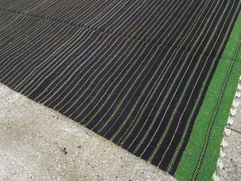 Vintage Turkish Flatweave Kilim Accent Rug, No.30500 - Staging