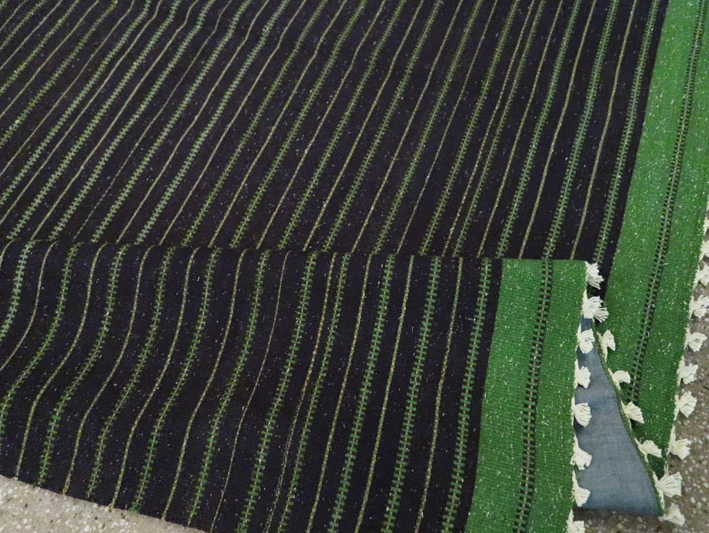 Vintage Turkish Flatweave Kilim Accent Rug, No.30500 - Staging