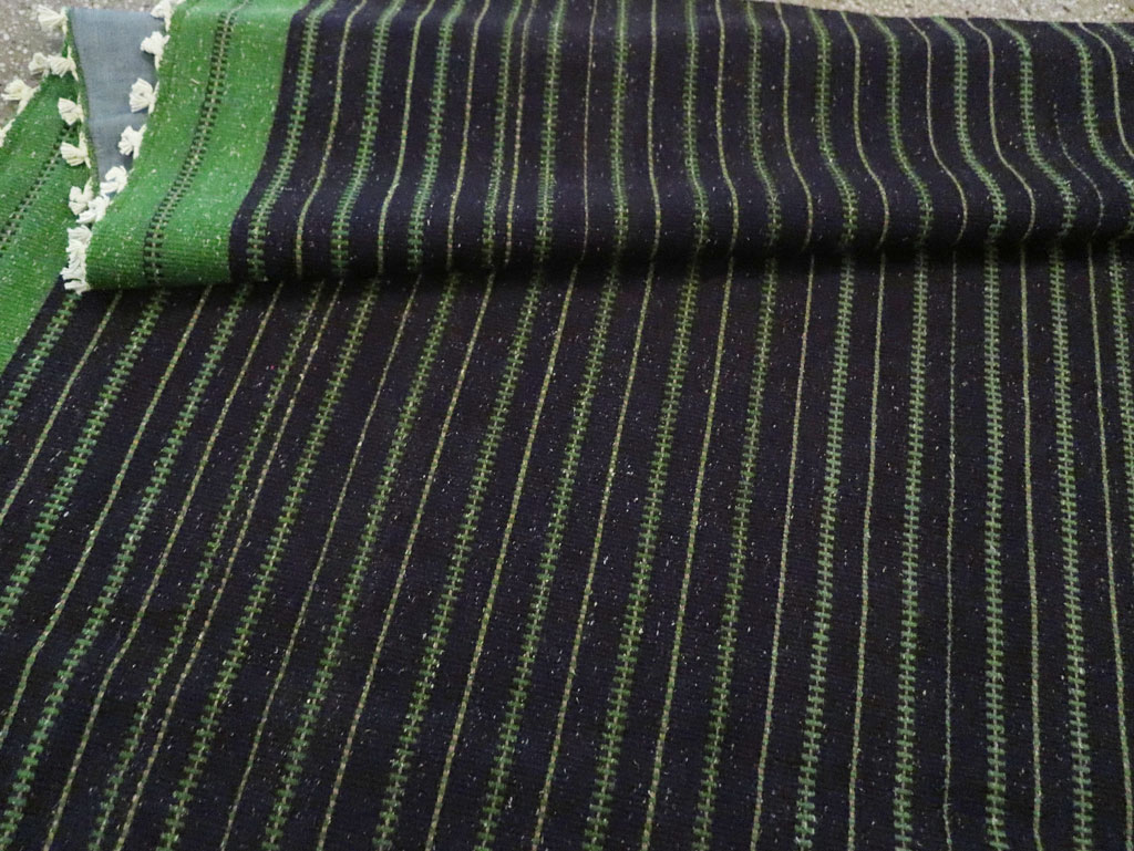 Vintage Turkish Flatweave Kilim Accent Rug, No.30500 - Staging