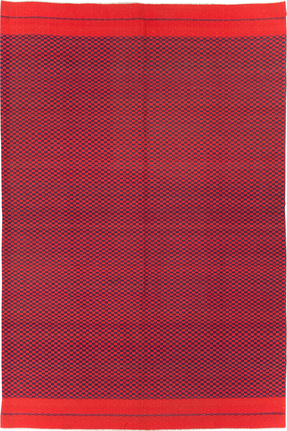 Mid-20th Century Handmade Turkish Flatweave, No.30501 - Staging