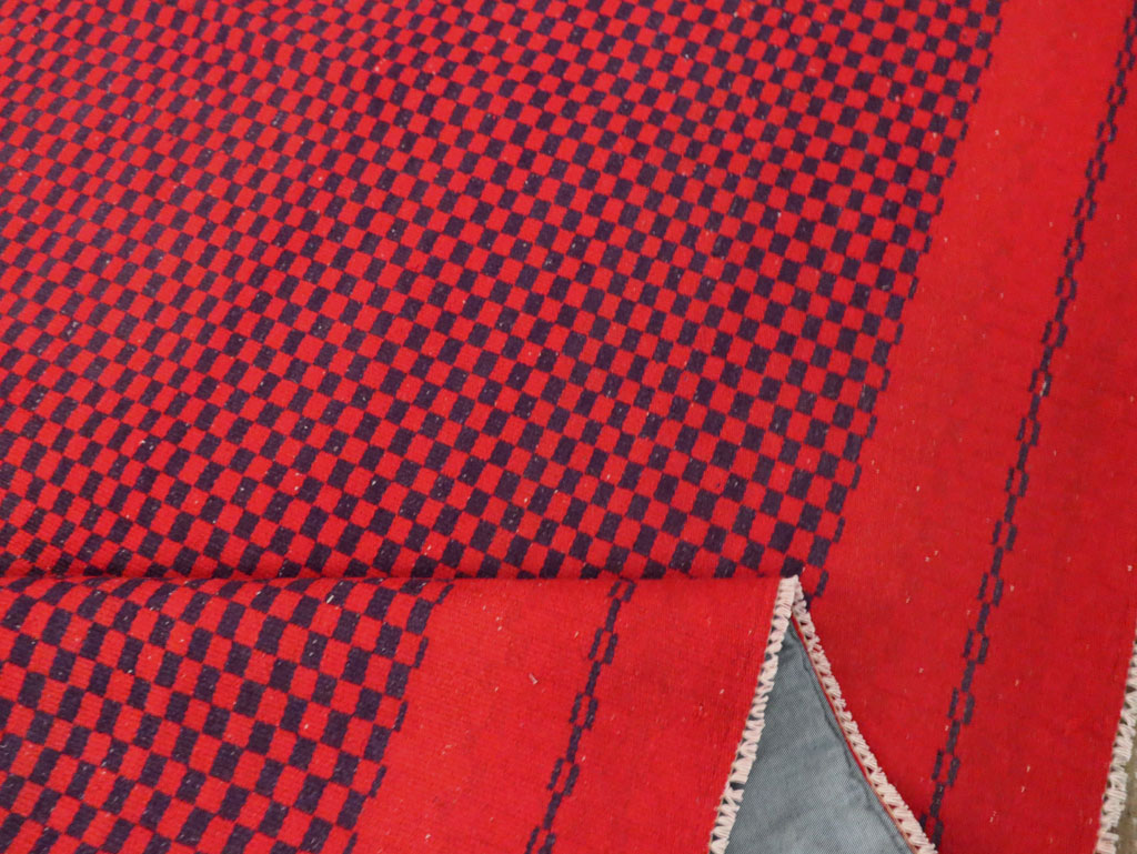 Mid-20th Century Handmade Turkish Flatweave, No.30501 - Staging