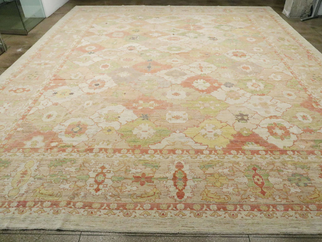 Modern Persian Bakshaish Oversize Carpet, No.30505 - Staging