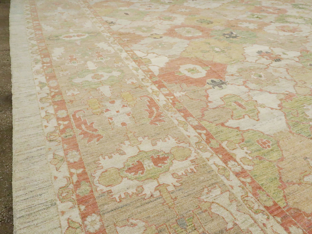 Modern Persian Bakshaish Oversize Carpet, No.30505 - Staging