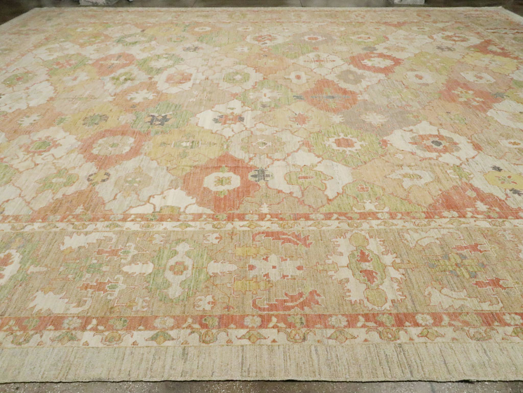 Modern Persian Bakshaish Oversize Carpet, No.30505 - Staging