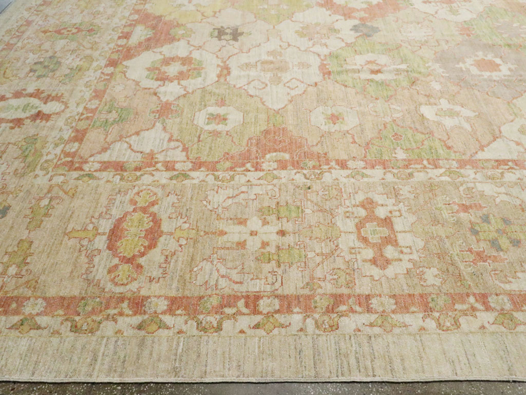 Modern Persian Bakshaish Oversize Carpet, No.30505 - Staging