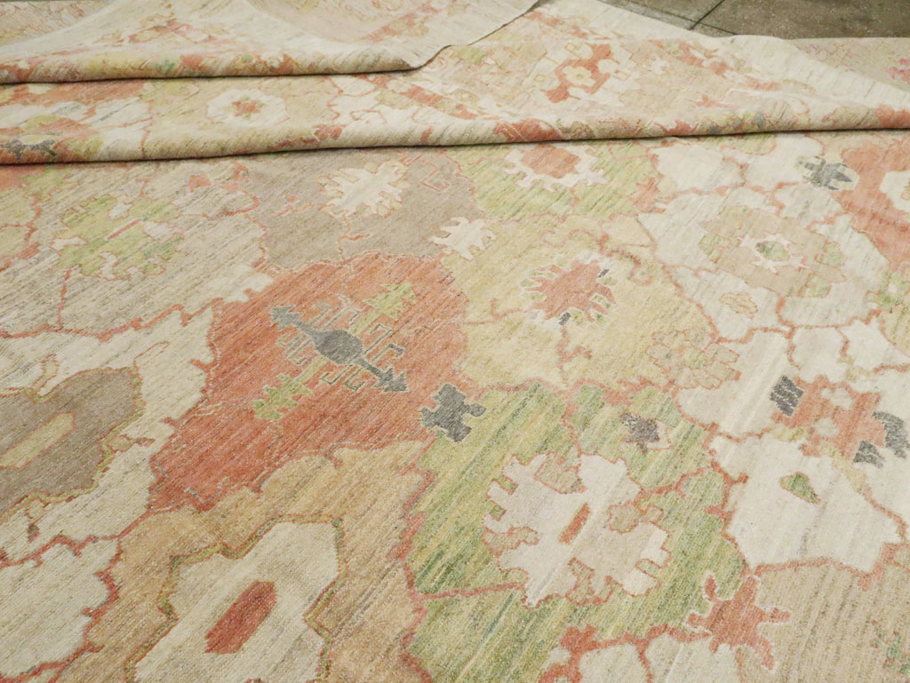 Modern Persian Bakshaish Oversize Carpet, No.30505 - Staging