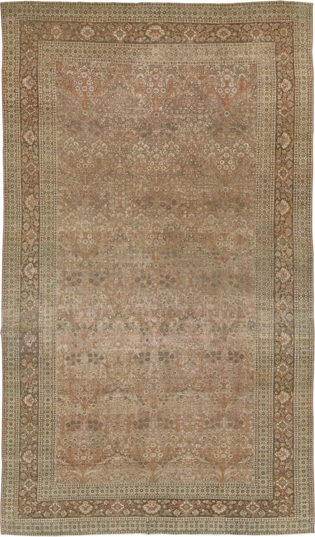 Antique Persian Isfahan Large Carpet, No.30507 - Staging