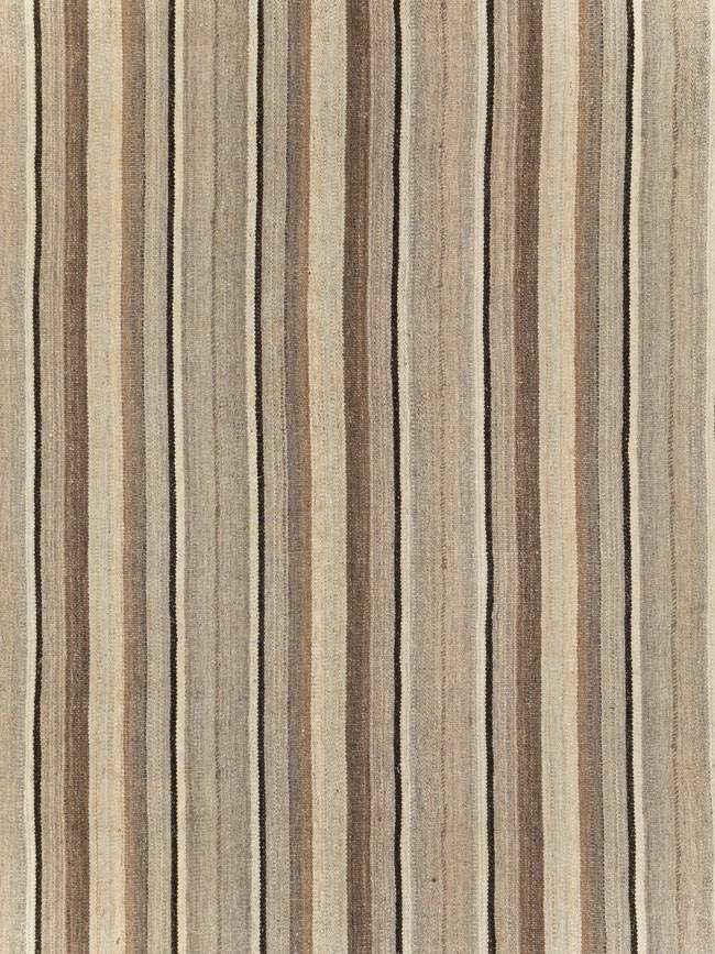 Contemporary Turkish Flatweave Kilim Room Size Carpet, No.30510 - Staging