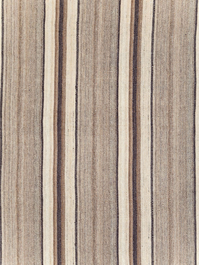 Contemporary Turkish Flatweave Kilim Square Room Size Carpet, No.30512 - Staging