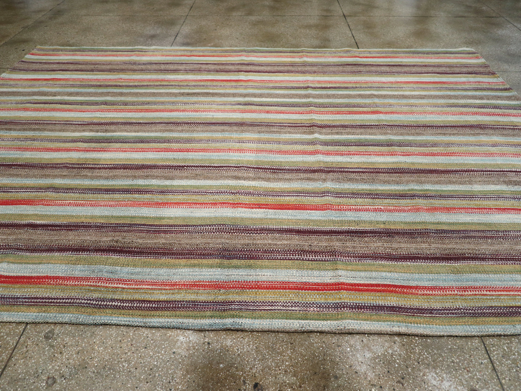Vintage Persian Kilim, No.30514 - Staging