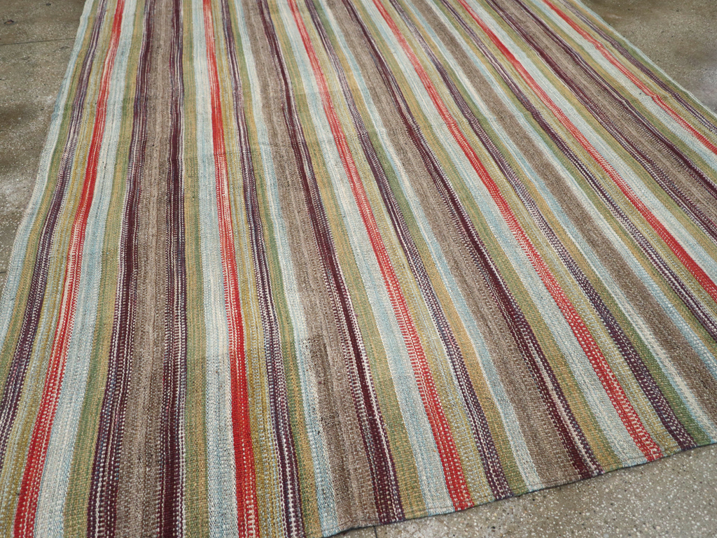 Vintage Persian Kilim, No.30514 - Staging