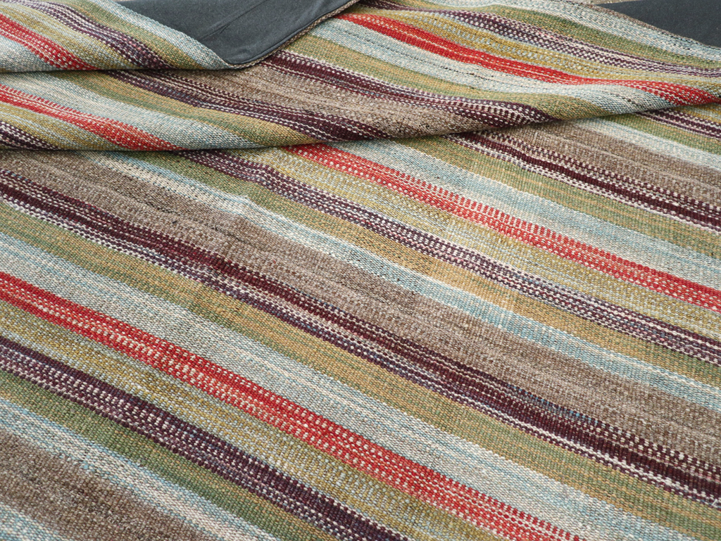 Vintage Persian Kilim, No.30514 - Staging