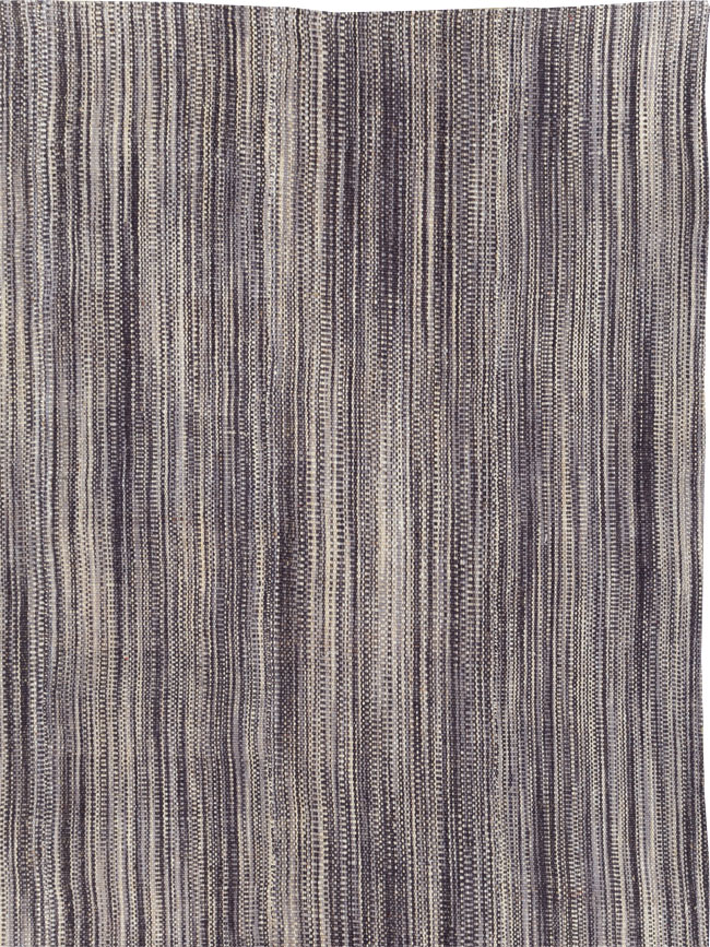 Modern Turkish Flatweave Kilim Room Size Carpet, No.30518 - Staging