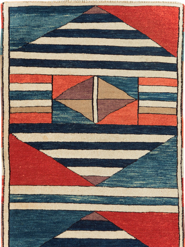 Contemporary Turkish Anatolian Runner, No.30522 - Staging