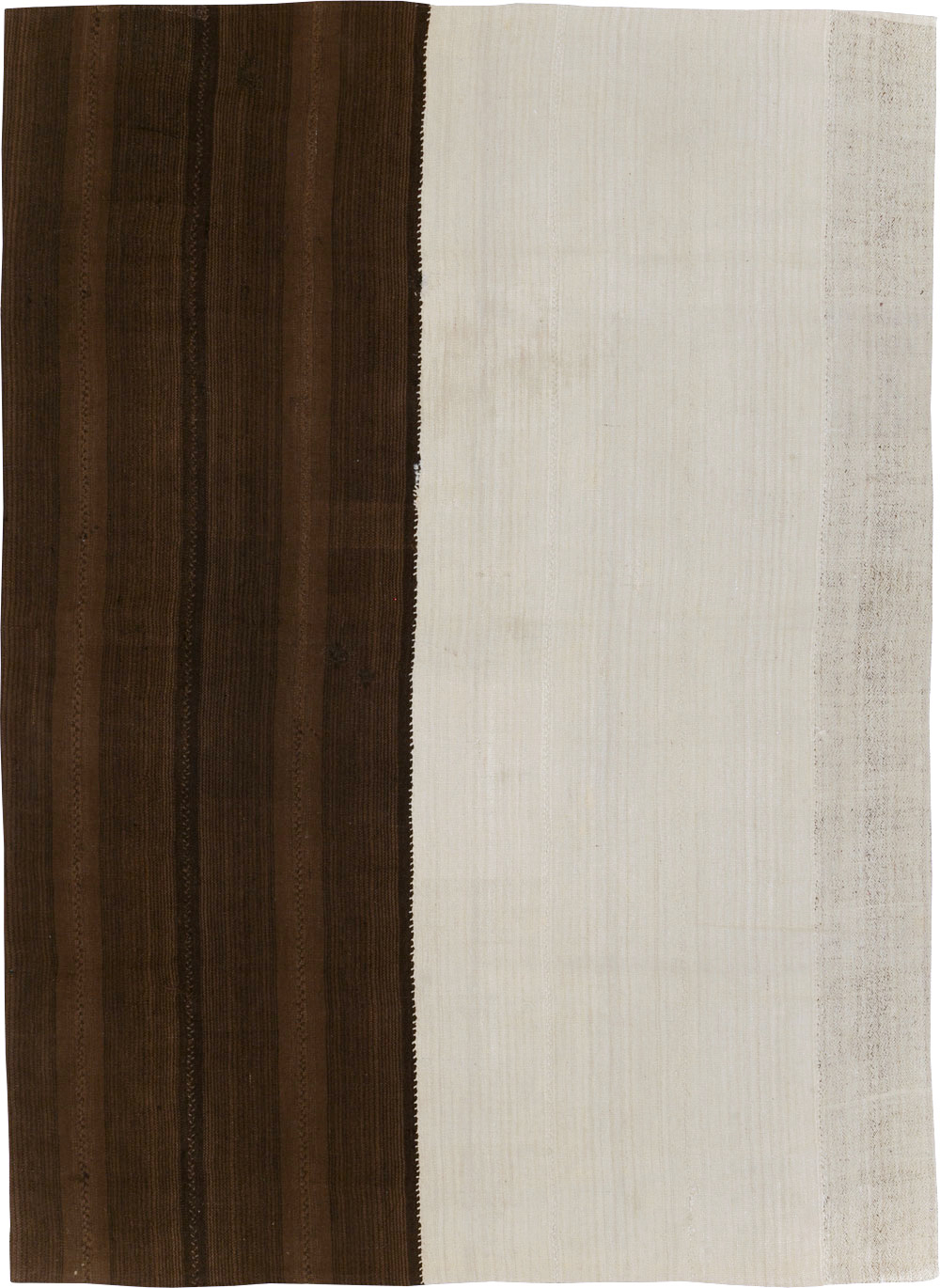 Tribal Mid-20th Century Turkish Flatweave Kilim, No.30529 - Staging