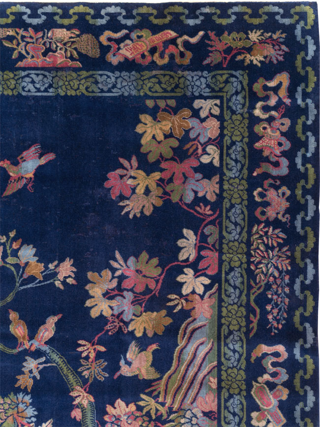 Chinese Peking Inspired English Axminster Room Size Carpet, No.30536 - Staging