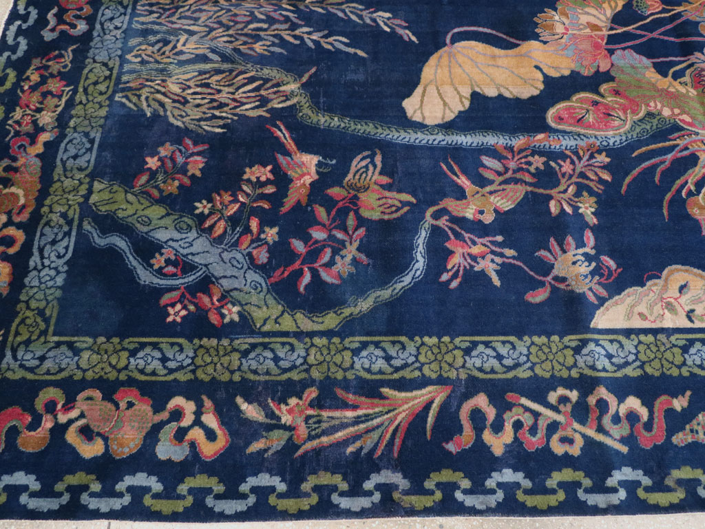 Chinese Peking Inspired English Axminster Room Size Carpet, No.30536 - Staging