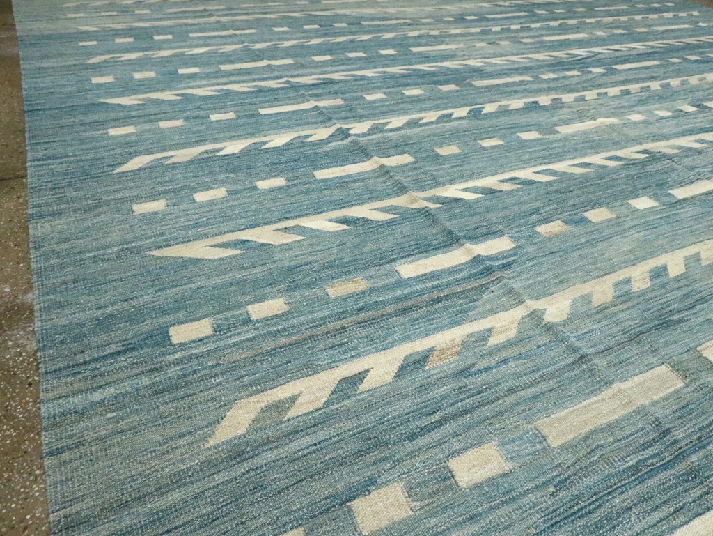 Modern Oversize Turkish Flatweave, No.30553 - Staging