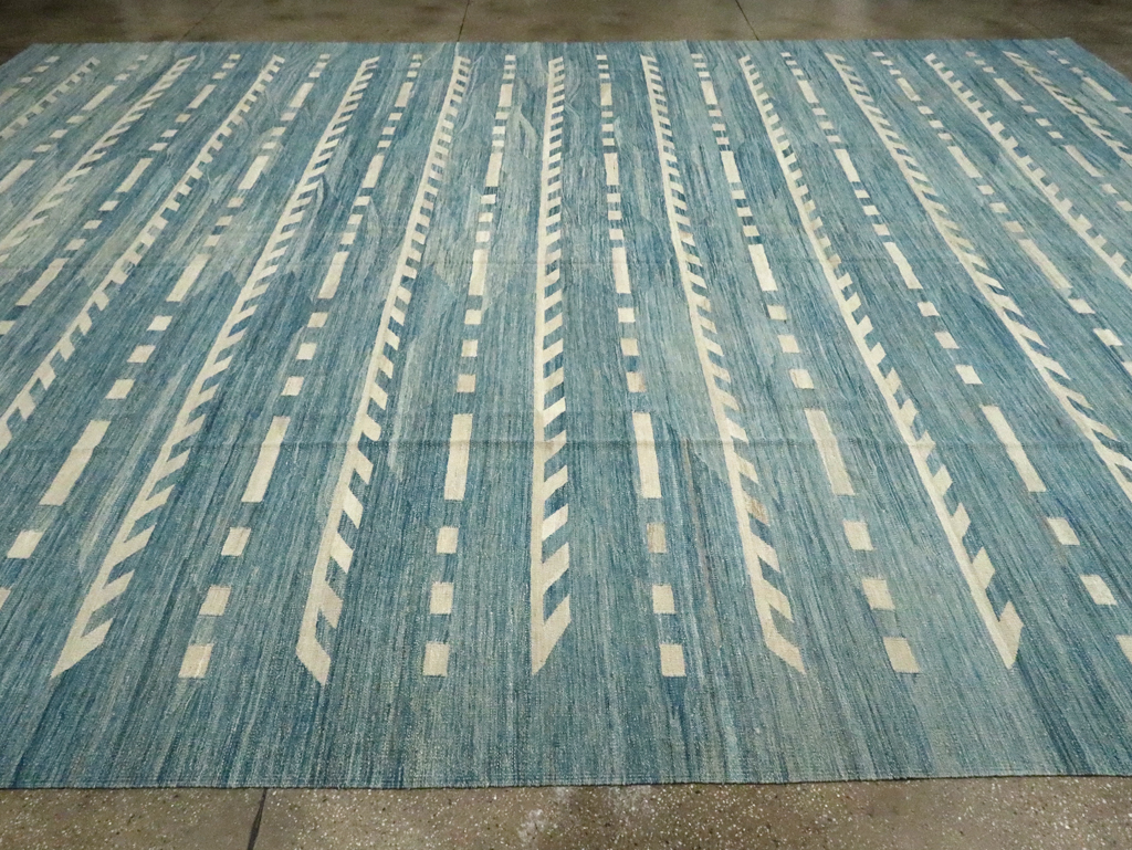 Modern Oversize Turkish Flatweave, No.30553 - Staging