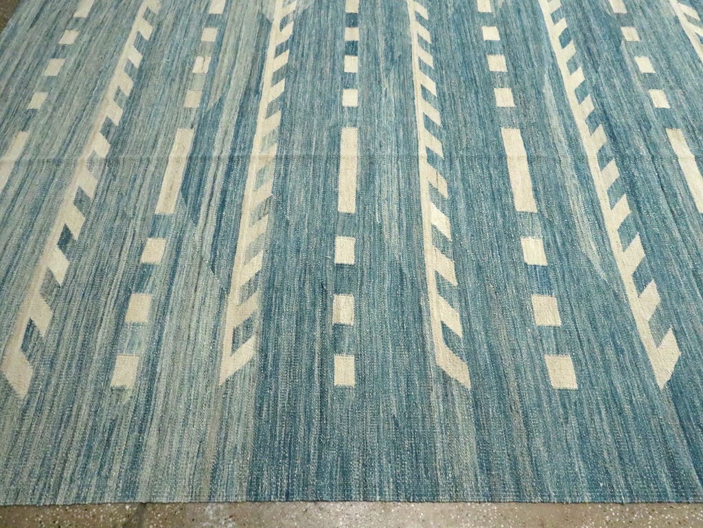 Modern Oversize Turkish Flatweave, No.30553 - Staging