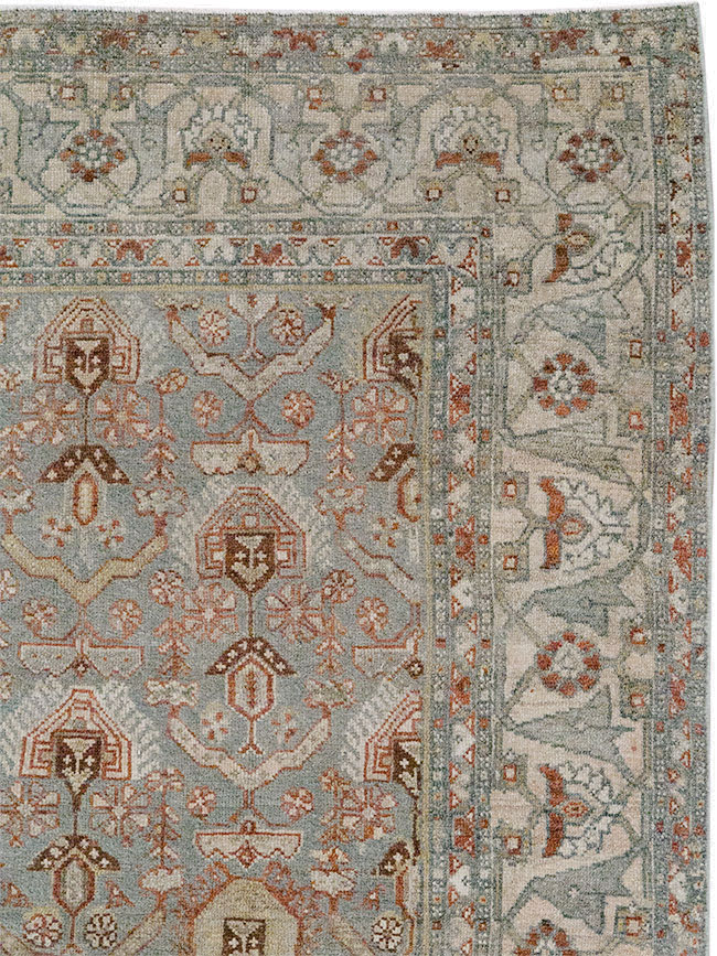 Antique Persian Kurd Gallery Rug, No.30557 - Staging