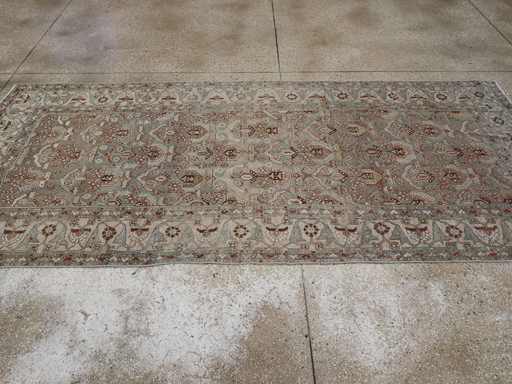 Antique Persian Kurd Gallery Rug, No.30557 - Staging