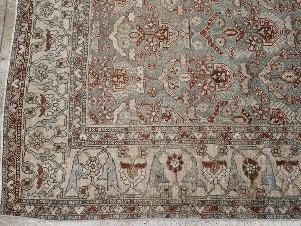 Antique Persian Kurd Gallery Rug, No.30557 - Staging