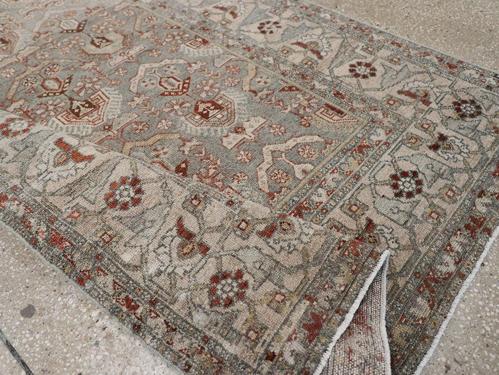 Antique Persian Kurd Gallery Rug, No.30557 - Staging