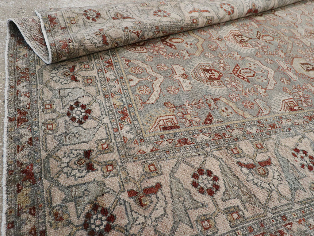 Antique Persian Kurd Gallery Rug, No.30557 - Staging