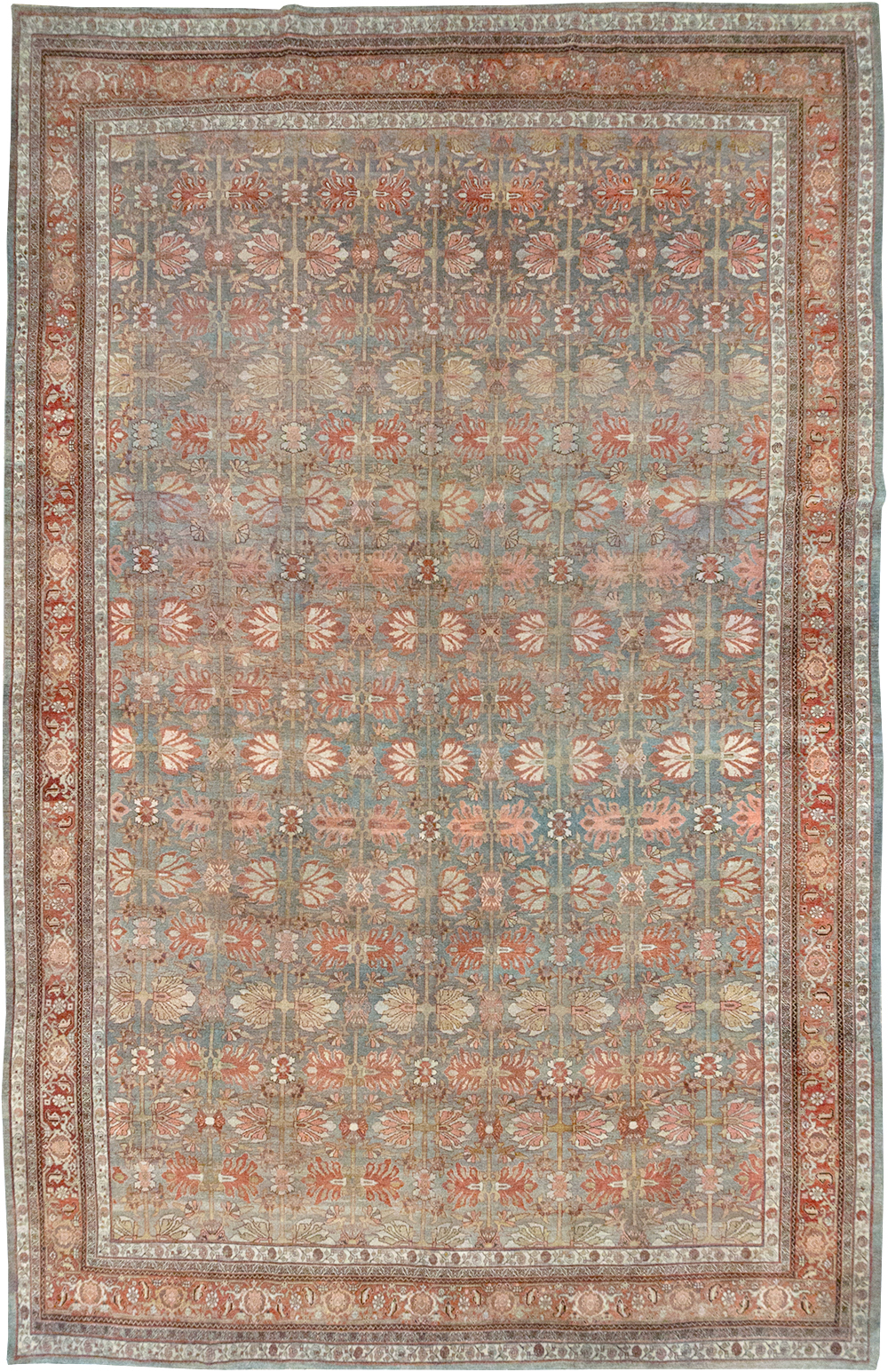 Antique Persian Bidjar Large Carpet, No.30558 - Staging