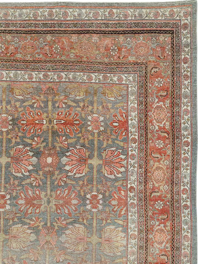 Antique Persian Bidjar Large Carpet, No.30558 - Staging