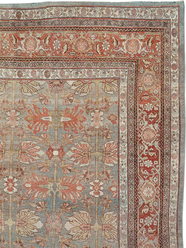 Antique Persian Bidjar Large Carpet, No.30558 - Staging