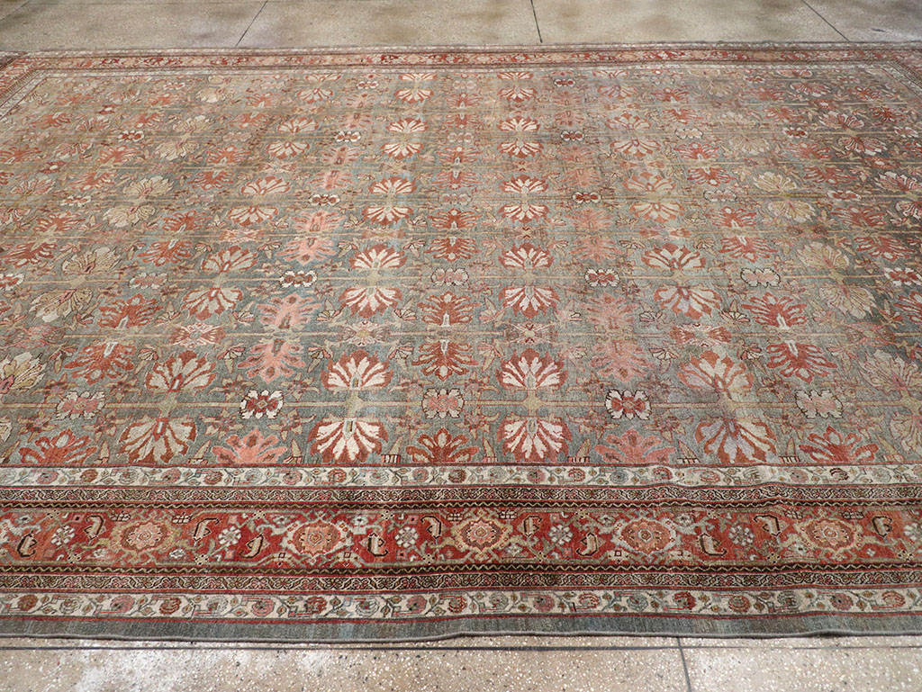 Antique Persian Bidjar Large Carpet, No.30558 - Staging