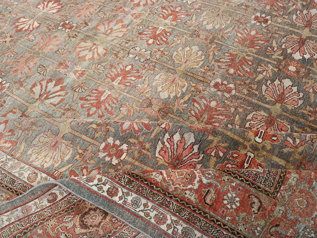 Antique Persian Bidjar Large Carpet, No.30558 - Staging