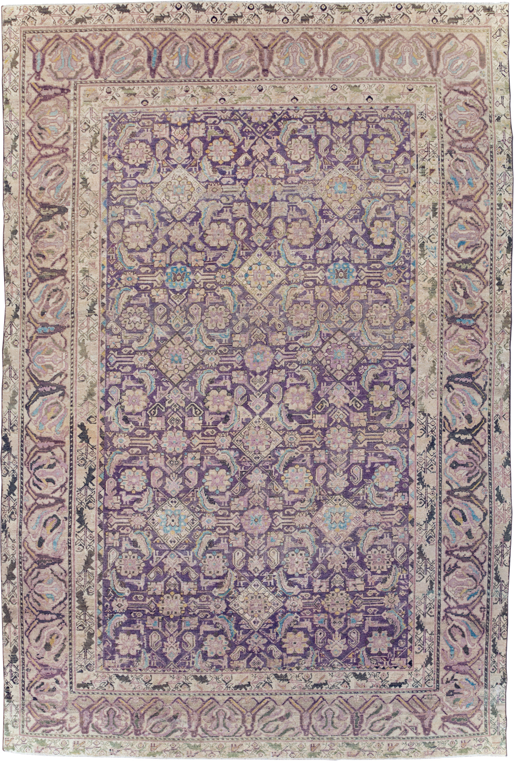 Antique Persian Malayer Carpet, No.30561 - Staging
